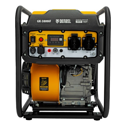 Генератор инверторный DENZEL GK-3800iF, 3,8 кВт, 230 В, ручной старт купить в Уфе