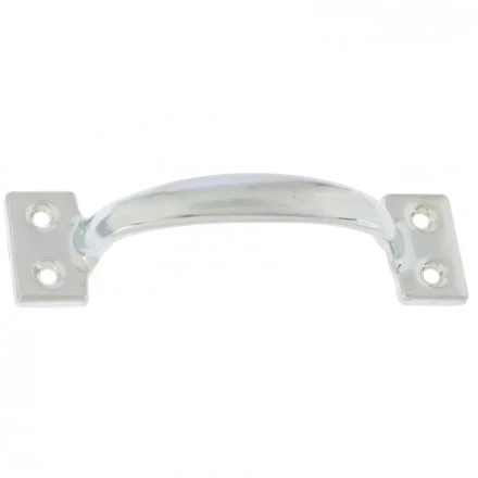 Ручка-скоба РС-120 цельнотянутая цинк 5штук  Металлист Россия 91594 купить в Уфе