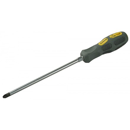Отвертка STAYER &quot;MAX-GRIP&quot; Regular, Cr-V, намагниченная с усилит, PZ №3x200мм 25822-3-200 GF купить в Уфе