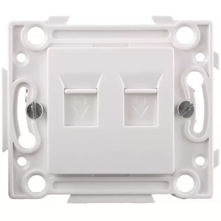 Розетка СВЕТОЗАР телефонная, 2 гнезда SV-55245-2 купить в Уфе