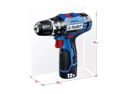 Дрель-шуруповерт 2 АКБ DL-12 A5 серия ПРОФЕССИОНАЛ купить в Уфе