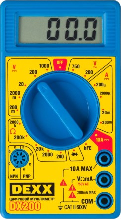 Мультиметр DEXX DX200 цифровой 45300 купить в Уфе