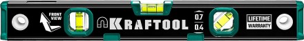 Профессиональный магнитный уровень с зеркальным глазком KRAFTOOL 34785-40 купить в Уфе