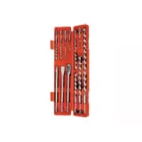 Набор буров по бетону 5-6х110 8-10-12х160 14-16х210 18х300 20х450 мм зубила SDS PLUS  MATRIX 71097 купить в Уфе