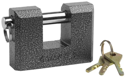 Замок STAYER &quot;MASTER&quot; навесной, П-образн.металлический корпус, с закаленной дужкой, в коробке, 90мм 37143-90 купить в Уфе