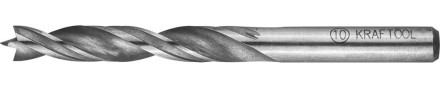 Сверло по дереву, двухленточное, спиральное, KRAFTOOL 29400-120-10, d=10x120мм 29400-120-10 купить в Уфе