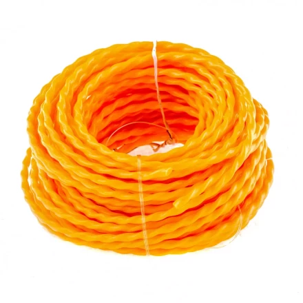 Леска для триммера овальная витая 3,0 мм х 10 м блистер Россия Denzel 96138 купить в Уфе