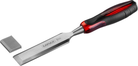 Стамеска MIRAX с двухкомпонентной прозрачной рукояткой, 32мм 1810-32 купить в Уфе