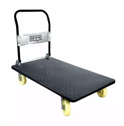 Тележка ручная платформенная металлическая HITCH 600кг 650*1100 колеса нейлоновые 150мм (SZ086117) купить в Уфе