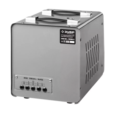 ЗУБР 5000ВА, 5 кВт, автоматический стабилизатор напряжения, Профессионал (59380-5) купить в Уфе