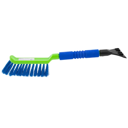 Щетка-сметка для снега со скребком, мягкая рукоятка, 425 мм Сибртех 55315 купить в Уфе
