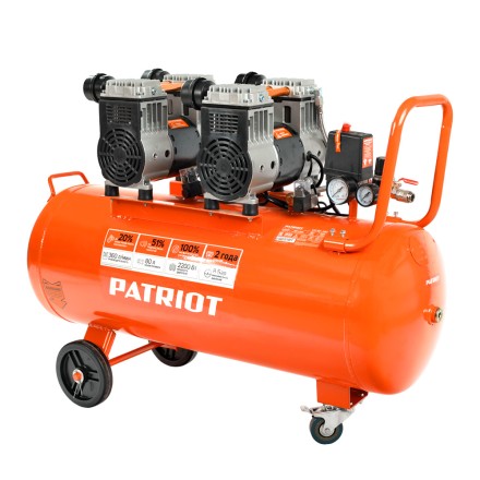 Компрессор поршневой безмасляный PATRIOT WO 80-360 купить в Уфе