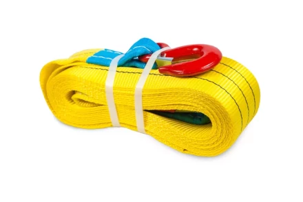 Буксир текстильный ленточный 10,0 т 6,0 м (крюк-крюк) 1002521 купить в Уфе