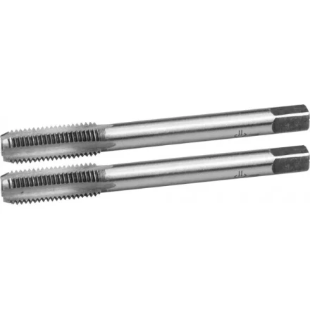 Комплект метчиков ЗУБР "МАСТЕР" ручных для нарезания метрической резьбы, М8 x 1,25, 2шт 4-28006-08-1.25-H2 купить в Уфе