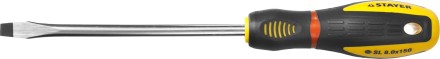 Отвертка STAYER &quot;PROFI&quot; &quot;PROTech&quot;, двухкомп рукоятка, намагниченная, Cr-Mo, SL8,0x150мм 25131-08-15_z02 купить в Уфе