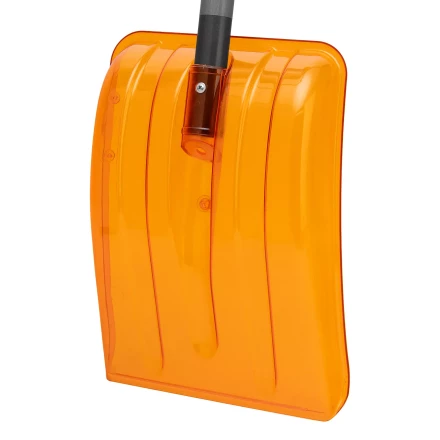 Лопата для уборки снега Сибртех 61673, поликарбонат, 270х360х840 мм, стальной черенок, усиленная купить в Уфе