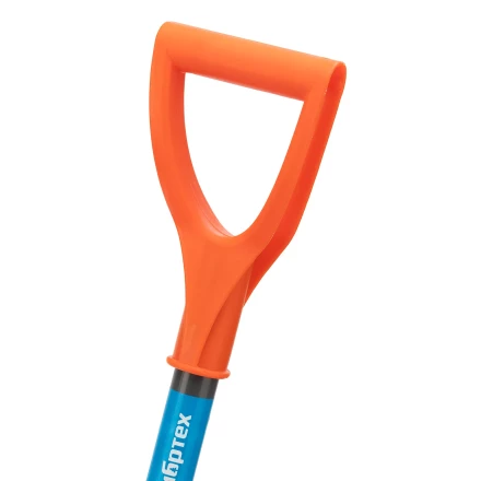 Лопата для уборки снега Сибртех 61673, поликарбонат, 270х360х840 мм, стальной черенок, усиленная купить в Уфе