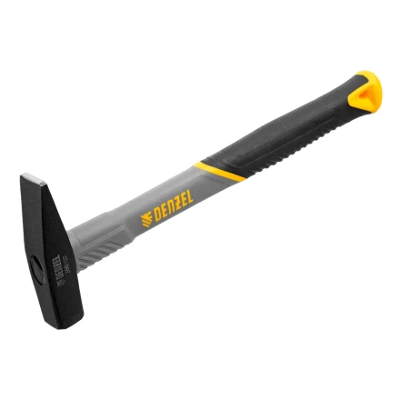 Молоток слесарный, 200 г Denzel, кованый, фибергласовая рукоятка c TPR покрытием 10482 купить в Уфе