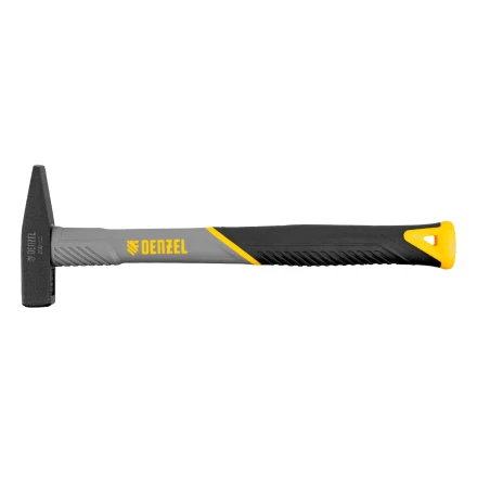 Молоток слесарный, 200 г Denzel, кованый, фибергласовая рукоятка c TPR покрытием 10482 купить в Уфе