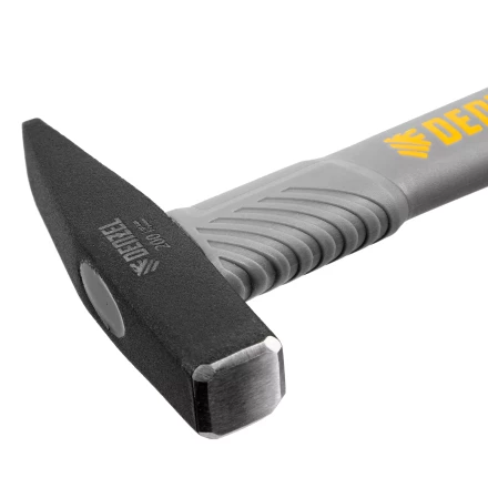 Молоток слесарный, 200 г Denzel, кованый, фибергласовая рукоятка c TPR покрытием 10482 купить в Уфе