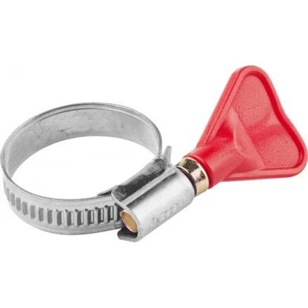 Хомуты ЗУБР "ЭКСПЕРТ" "Бабочка", нерж. сталь, накатная лента 9 мм, 20-32 мм, 2 шт 37835-20-32 купить в Уфе