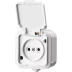 Розетка STAYER &quot;MASTER&quot; &quot;MAXIMA&quot; одноместная, с защитной крышкой, IP54, 10А, 220В 54305-W купить в Уфе