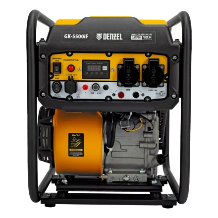 Генератор инверторный DENZEL GK-5500iF, 5,5 кВт, 230 В, ручной старт купить в Уфе