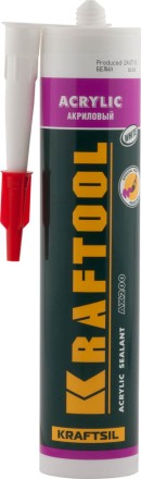 Герметик акриловый KRAFTOOL белый, 300мл 41251-0 купить в Уфе