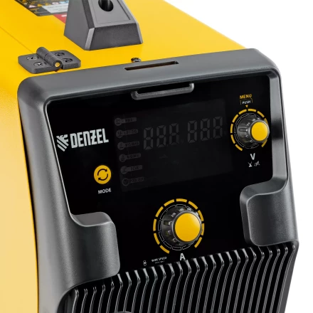 Аппарат инвертор. полуавтомат. cварки Denzel IMIG-185SDR 94363, 180 А, ПВ 60%, катушка 5 кг купить в Уфе