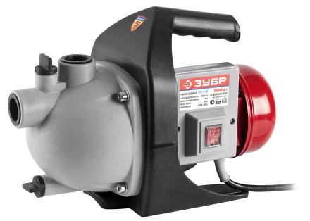 Насос ЗУБР поверхностный, 60л/мин, напор 44м, 1100Вт ЗНС-1100 купить в Уфе