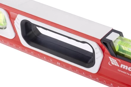 Уровень алюминиевый магнитный 1500 мм с зеркальным глазком MATRIX 2 компонентные рукоятки артикул 34735 купить в Уфе