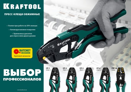 Пресс-клещи PKS-3 для изолированных наконечников 45461-3 купить в Уфе