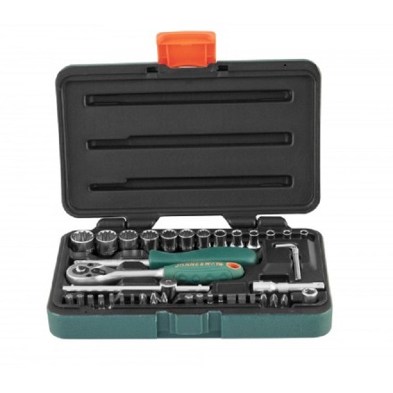 Набор головок торцевых Super Tech 1/4&quot;DR 41предмет Jonnesway S68H2141S 48859 купить в Уфе