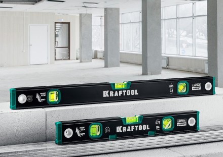 Профессиональный магнитный уровень с зеркальным глазком KRAFTOOL 34785-60 купить в Уфе