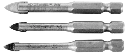 Наборы сверл по стеклу и кафелю серия МАСТЕР купить в Уфе