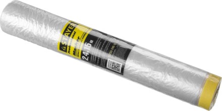Пленка STAYER &quot;PROFESSIONAL&quot; защитная с клейкой лентой &quot;МАСКЕР&quot;, HDPE, 9мкм, 2,4х15м 12255-240-15 купить в Уфе