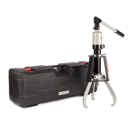 Съемник гидравлический самоцентрирующийся автономный КВТ СГСА-10К со встроенным насосом усилием 10 т (91805) купить в Уфе