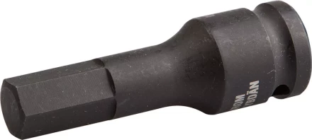 Торцовая головка KRAFTOOL &quot;INDUSTRIE QUALITAT&quot; ударная (1/2&quot;), HEX, Cr-Mo, фосфатированная, H17 27950-17_z01 купить в Уфе