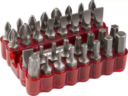 ЗУБР 33 шт, набор бит с магнитным адаптером (26045-H33) купить в Уфе