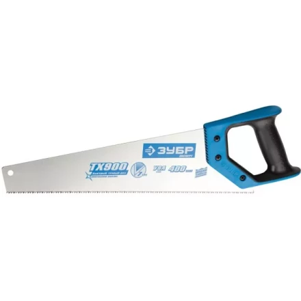 Ножовка по дереву (пила) ЗУБР ЛЕВША-6 500 мм, 6TPI, прямой зуб, быстрый рез поперек волокон, для крупных и средних заготовок, закалка, 2K рукоятка 15230-50 купить в Уфе