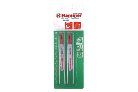 Пилки для лобзика HAMMER JG MT T118A (2шт.) купить в Уфе