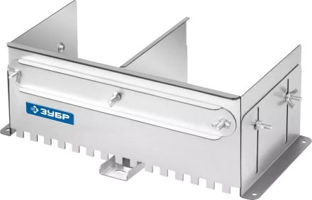 ЗУБР зуб 10*10 мм, до 600 мм, оцинкованная сталь, Раздвижная гребенка для плитки, ПРОФЕССИОНАЛ (08045-10) купить в Уфе