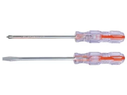 Отвертка Сrystal SL5,0 х 150 мм прозрачная рукоятка углерод. сталь SPARTA 134013