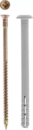 Дюбель-гвоздь ЗУБР &quot;МАСТЕР&quot; полипропиленовый, грибовидный бортик, 6 x 80 мм, 70 шт 4-301355-06-080 купить в Уфе