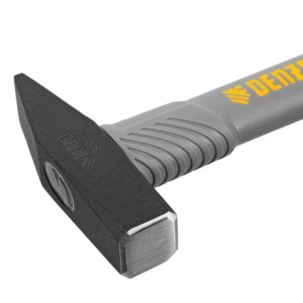 Молоток слесарный, 300 г Denzel, кованый, фибергласовая рукоятка c TPR покрытием 10483 купить в Уфе