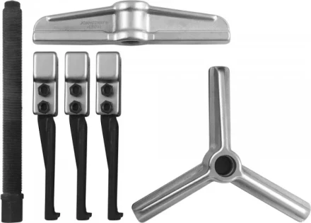 Съемник универсальный усиленный американского типа 2-3 захвата глубина 150мм набор  AE310142  Jonnesway 48924 купить в Уфе