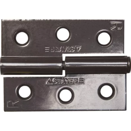 Петля дверная STAYER &quot;MASTER&quot; разъемная, цвет коричневый, правая, 65мм 37613-65-3R купить в Уфе