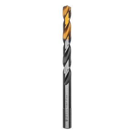 Сверло спиральное по металлу Denzel 9 x 125мм, Р6М5, Golden Tip, многогранная заточка, 718284 купить в Уфе