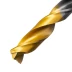 Сверло спиральное по металлу Denzel 9 x 125мм, Р6М5, Golden Tip, многогранная заточка, 718284 купить в Уфе