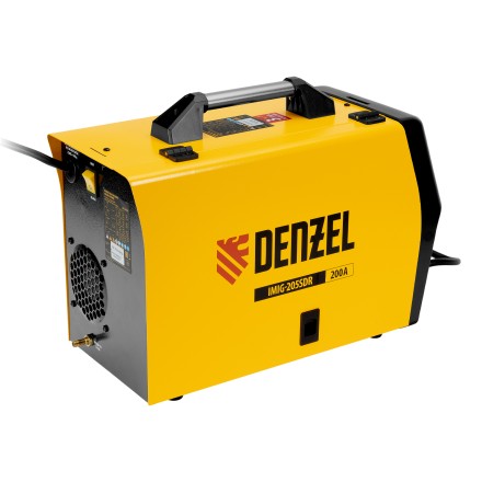 Аппарат инвертор. полуавтомат. cварки Denzel IMIG-205SDR, 200 А, ПВ 60%, катушка 5 кг купить в Уфе